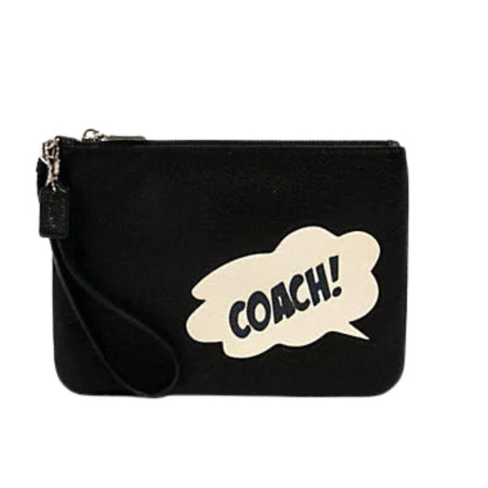 Coach Marvel Gallery Pouch With Coach Bubble